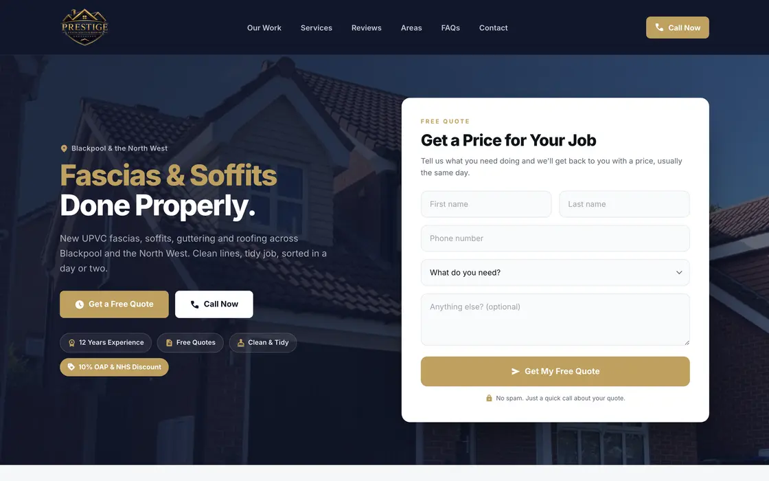 Prestige Fascias and Soffits